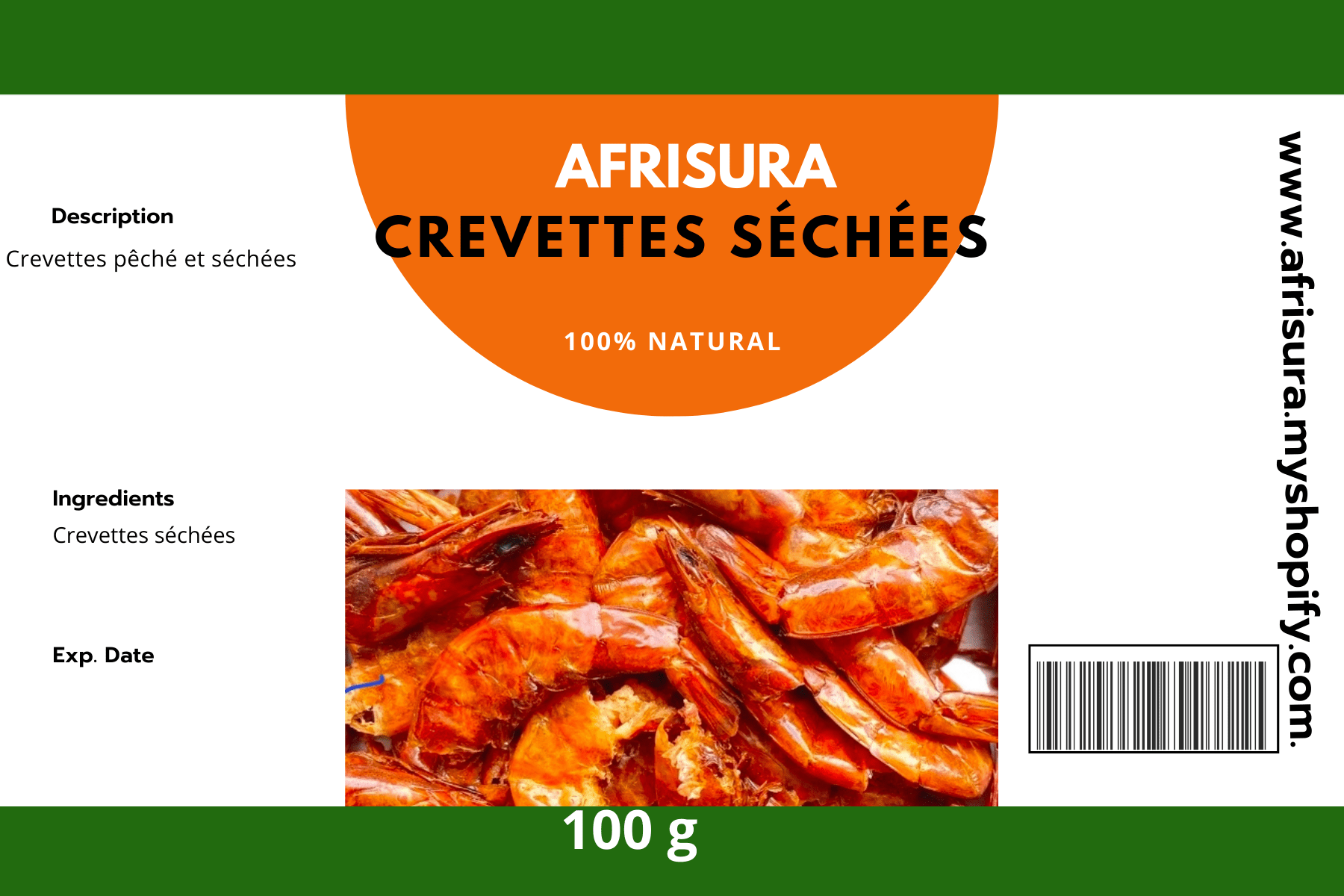 Crevettes séchées - Afrisura