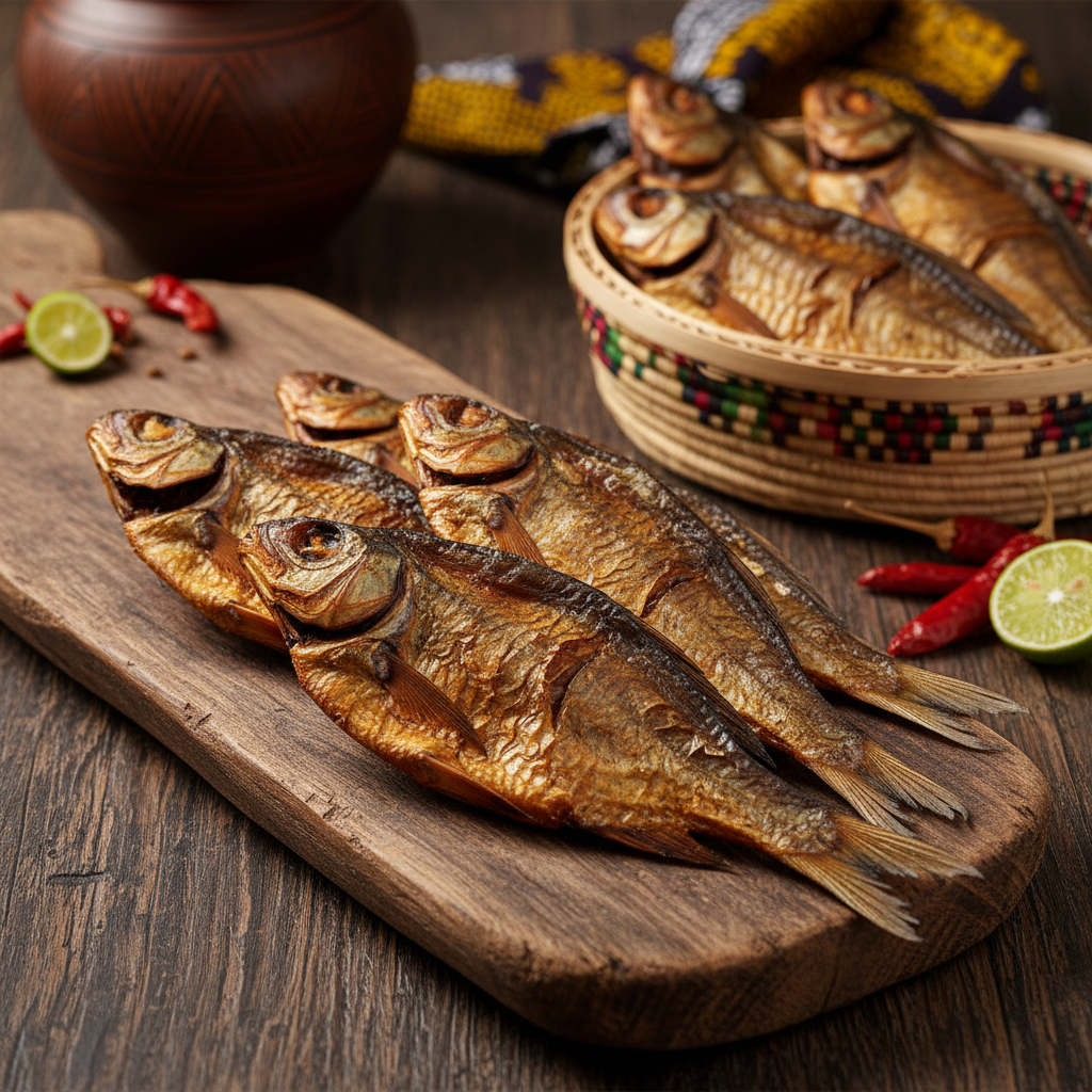 Poisson fumé Akpala du Togo
