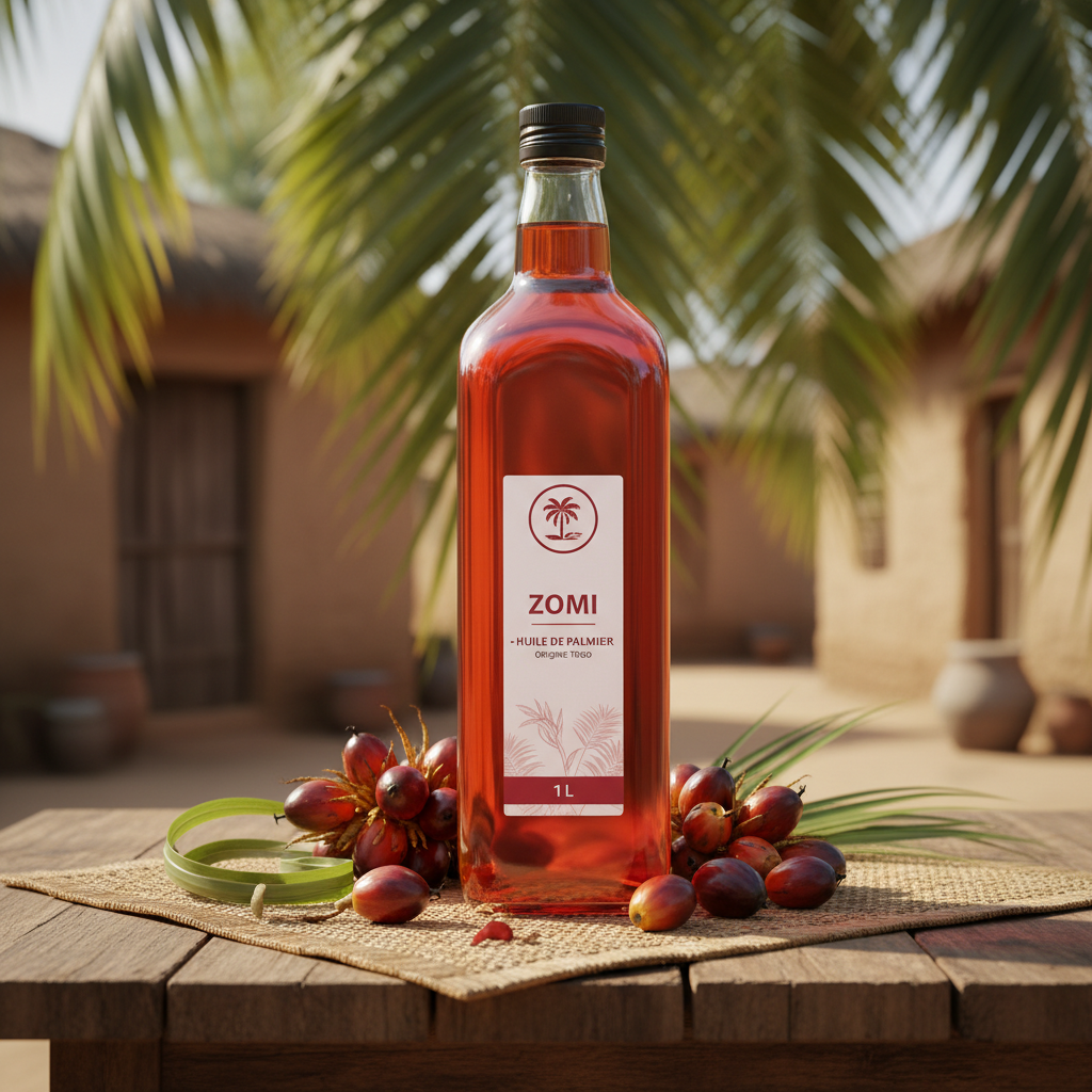 Huile rouge Zomi du Togo - 1 litre